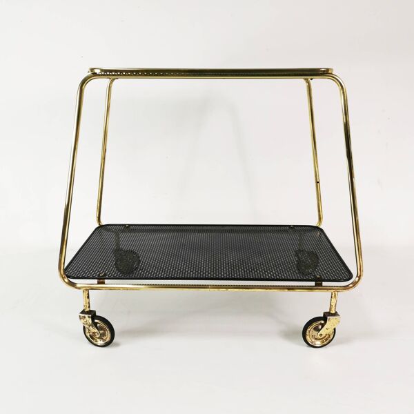 Bar mobile Art déco ajouré, Danemark, années 1950.