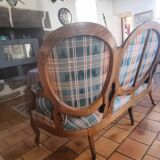 Napoleon Sofa XIX Century back medallions
