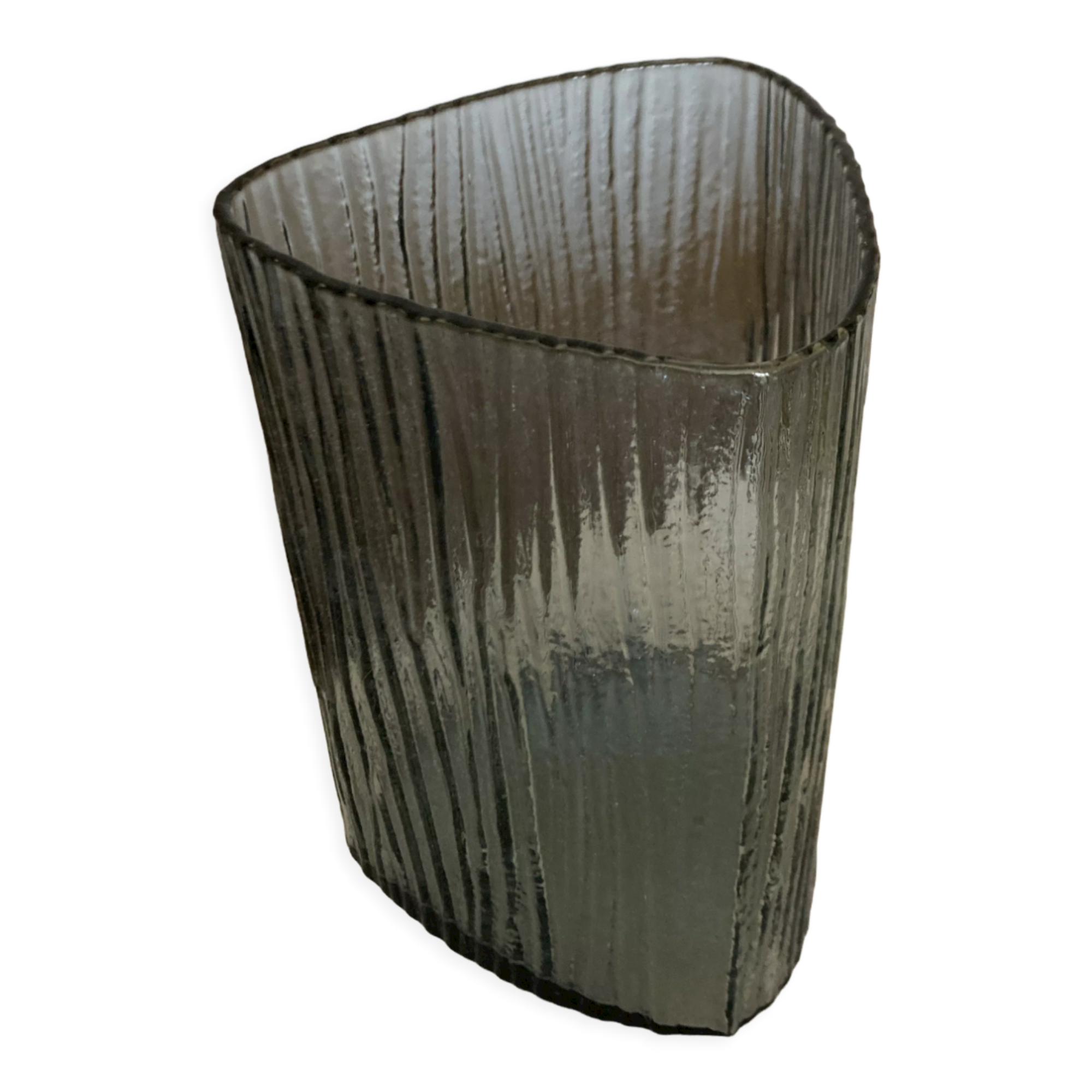 Product Pop up Christmas 22 gray glass vase tree trunk