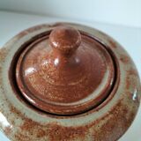 Stoneware coffee service signed Daniel Auger, Puisaye (Burgundy), 1970s