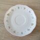 Lot of 5 coffee cups and porcelain saucers