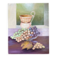 Painting: Still life with pitcher and grapes
