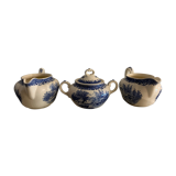 Villeroy and Boch Burgenland blue and white sugar and milk pots