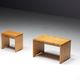 Pine Stool selected by Charlotte Perriand for Méribel, France, 1960s