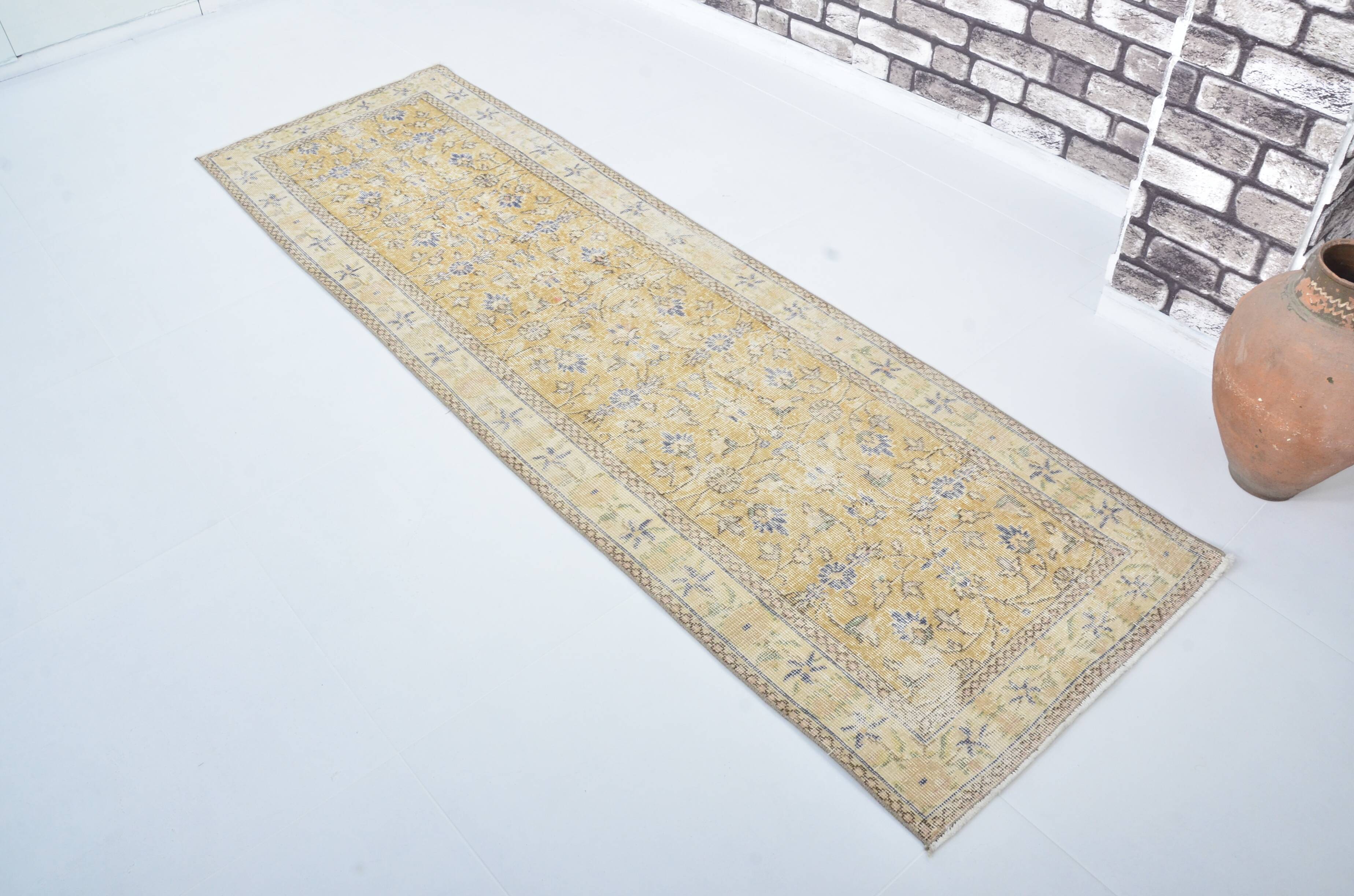 Floral Design Oushak Vintage Runner sku 3328