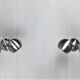 2 Vintage metal ball ceiling lamps 1960