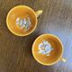 Pair of vintage ceramic mugs Missy Annecy
