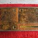 Coffee table by Robert and Jean Cloutier in steel and enameled lava stone Vintage 1950