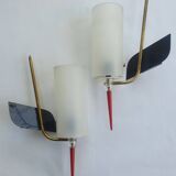 Pair of 50s rockabilly wall lights