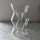 Bougeoir design en verre Habitat