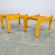 Set of Three Mid-Century Wooden Plant Stands, Czechoslovakia 1970s