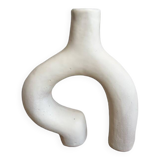 White ceramic vase