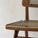 Designer chair in teak wood and cane, SNA Roset1950/60