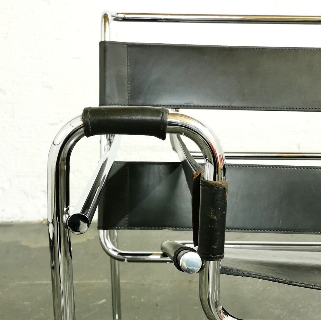 Armchair Wassily by Marcel Breuer, Habitat, 1970