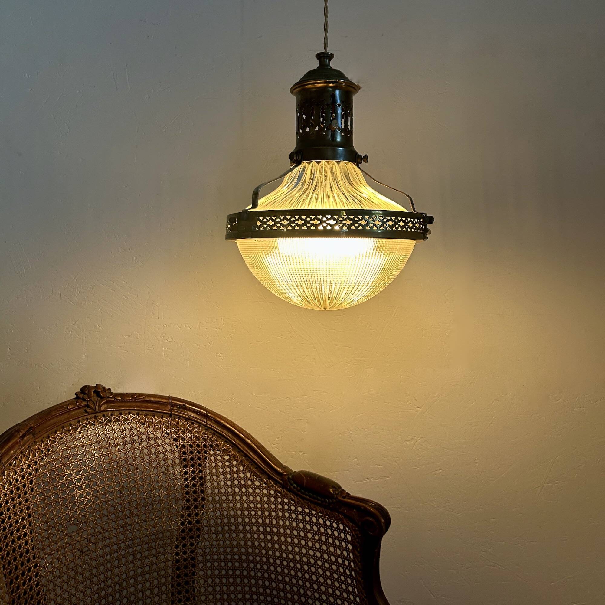Holophane Art Deco suspension