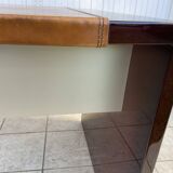 1970s lacquer and leather desk
