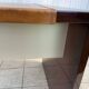 1970s lacquer and leather desk