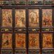 Antique Chinese wardrobe with 4 doors and 3 drawers.