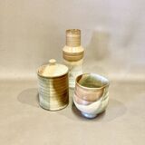 Scandinavian ceramic set of 3 large pieces