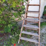Escabeau bois vintage