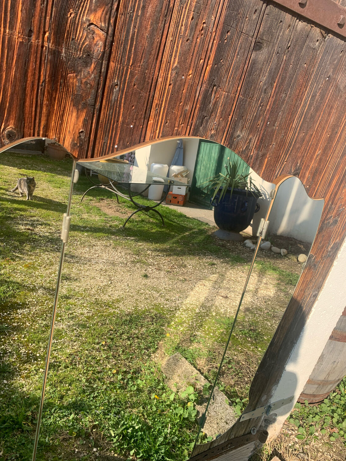 Dressing table mirror, 94x93 cm