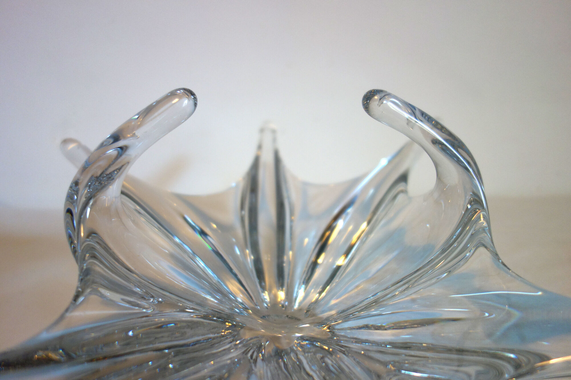 Old crystal fruit cup of Baccarat