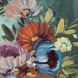 Acrylic floral painting