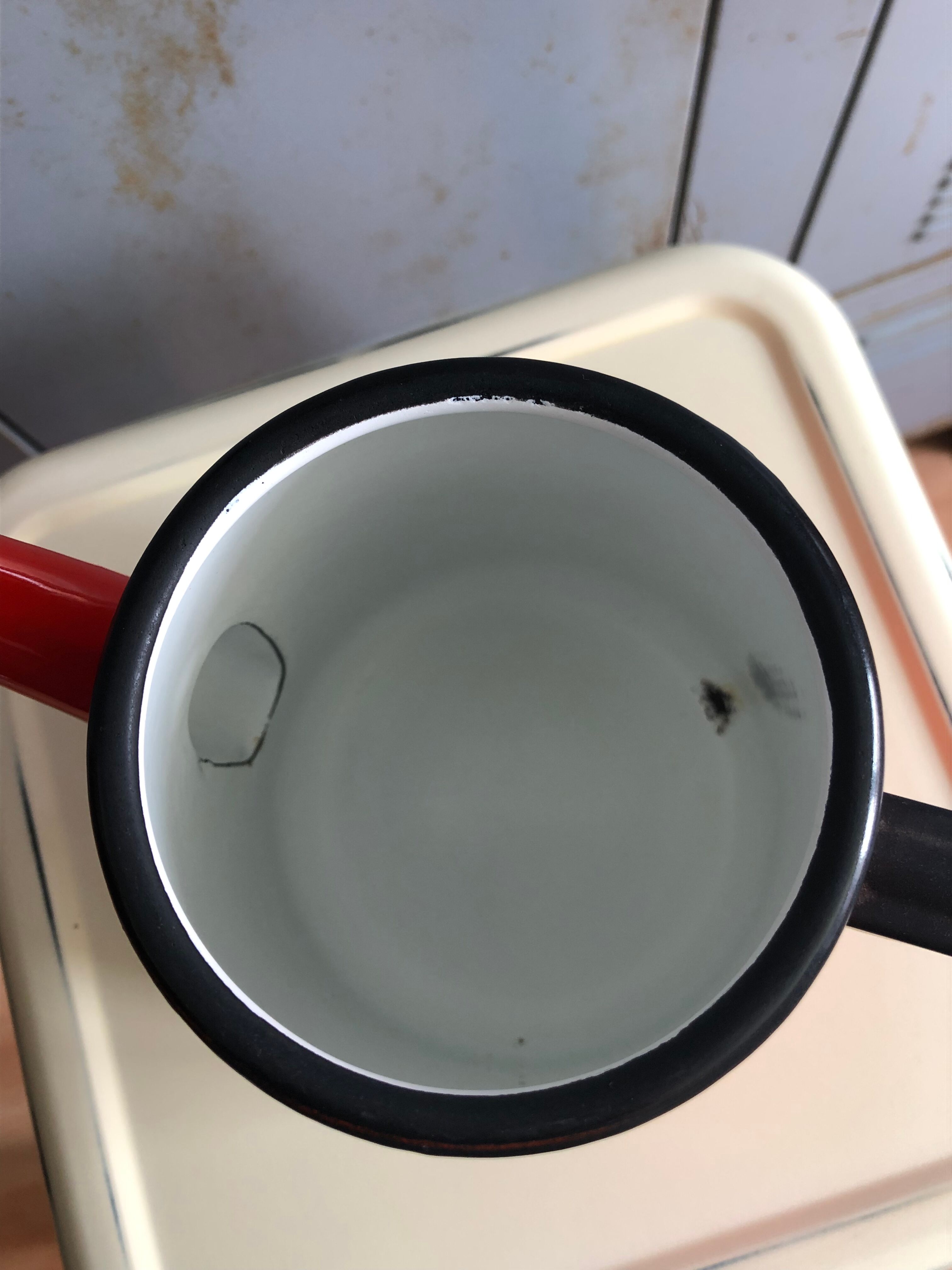 Aubecq enamelled coffee maker
