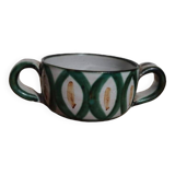 Small candy box without lid or small bowl with ears Robert Picault Vallauris