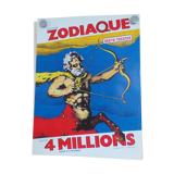 Original National Zodiac Lottery poster Sagittarius 1985