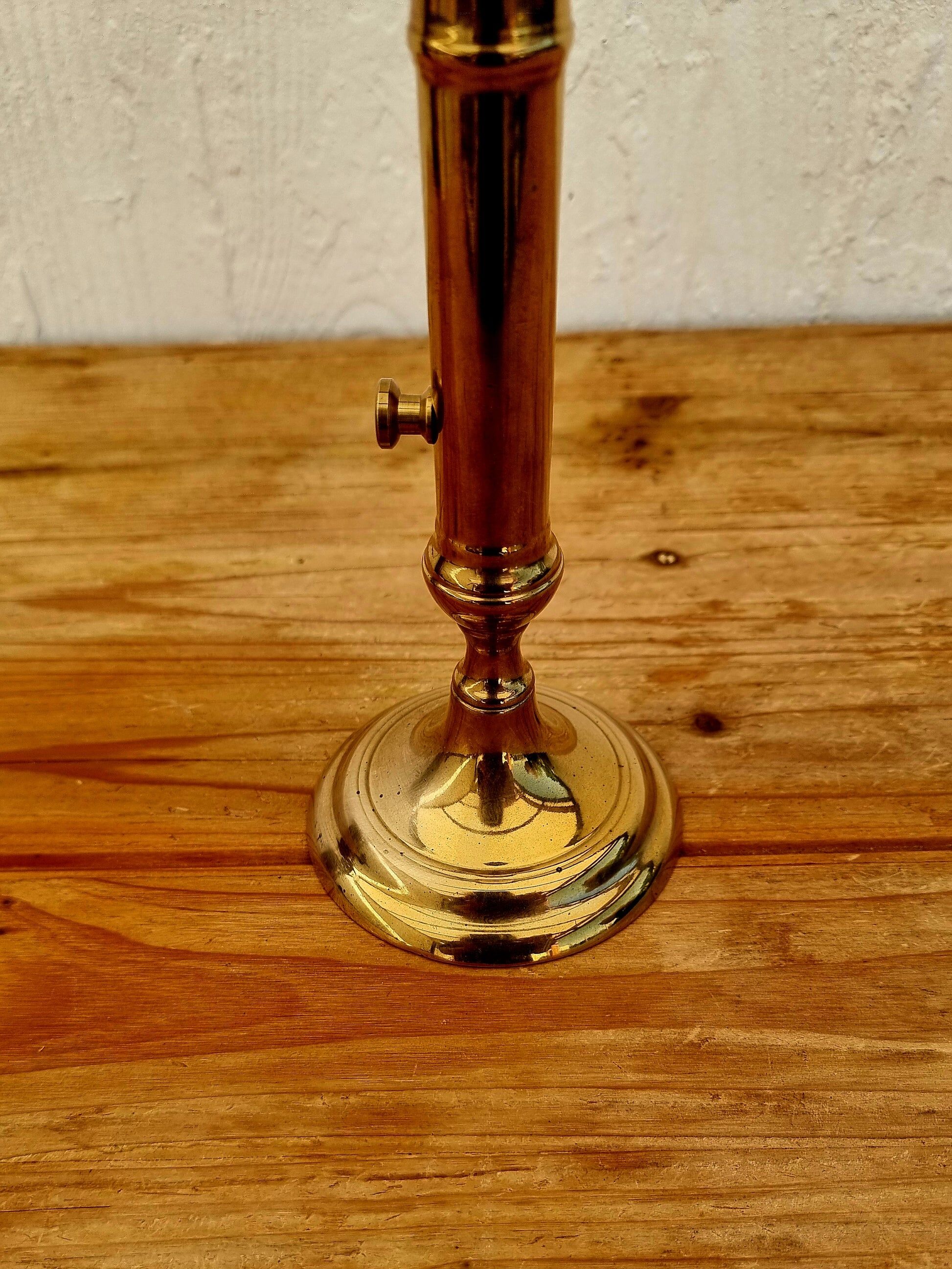 Bougeoir en laiton vintage