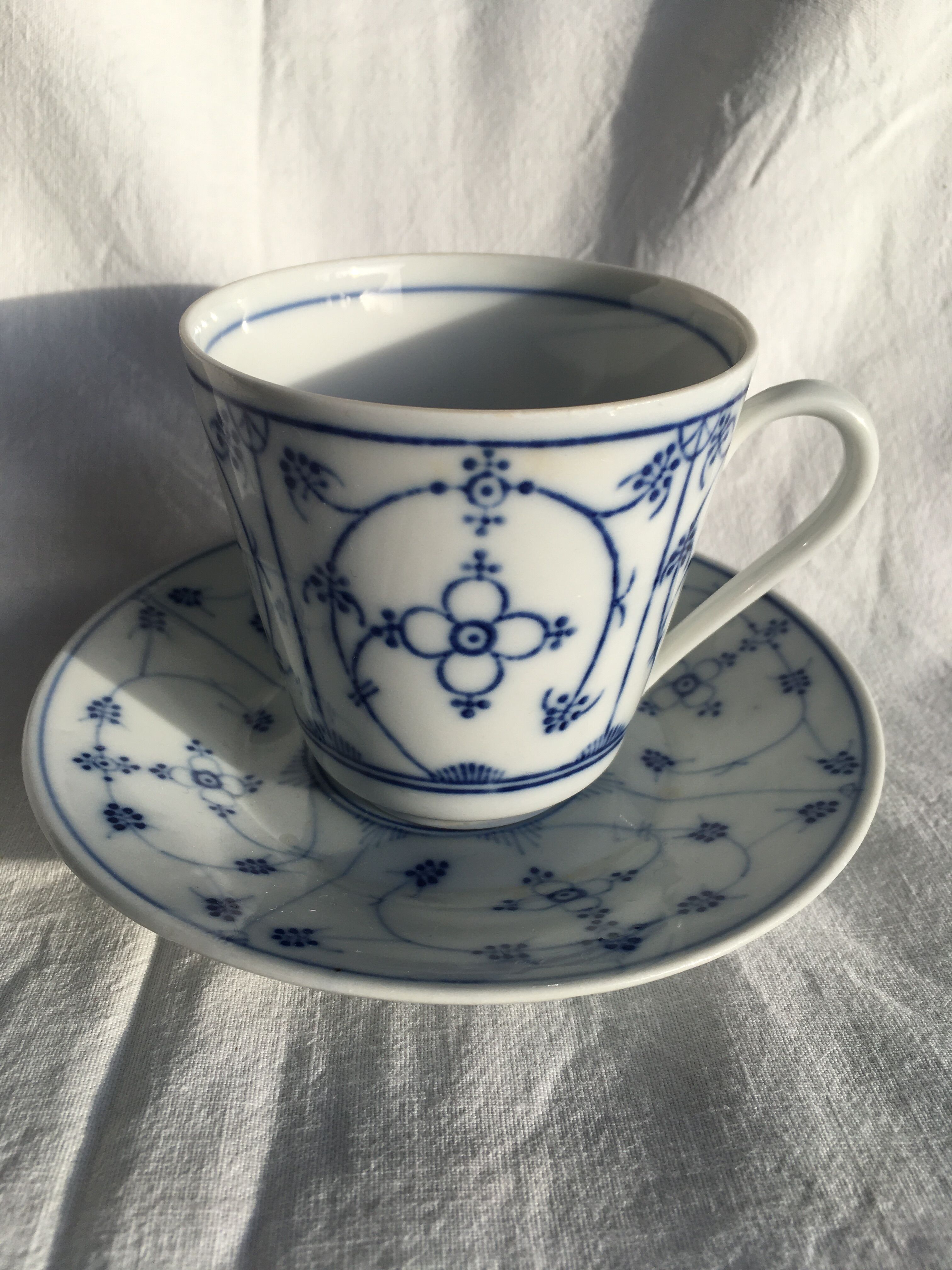Porcelain cup and saucer winterling schwarzenbach bavaria