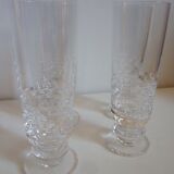 4 champagne flute - Vannes crystal