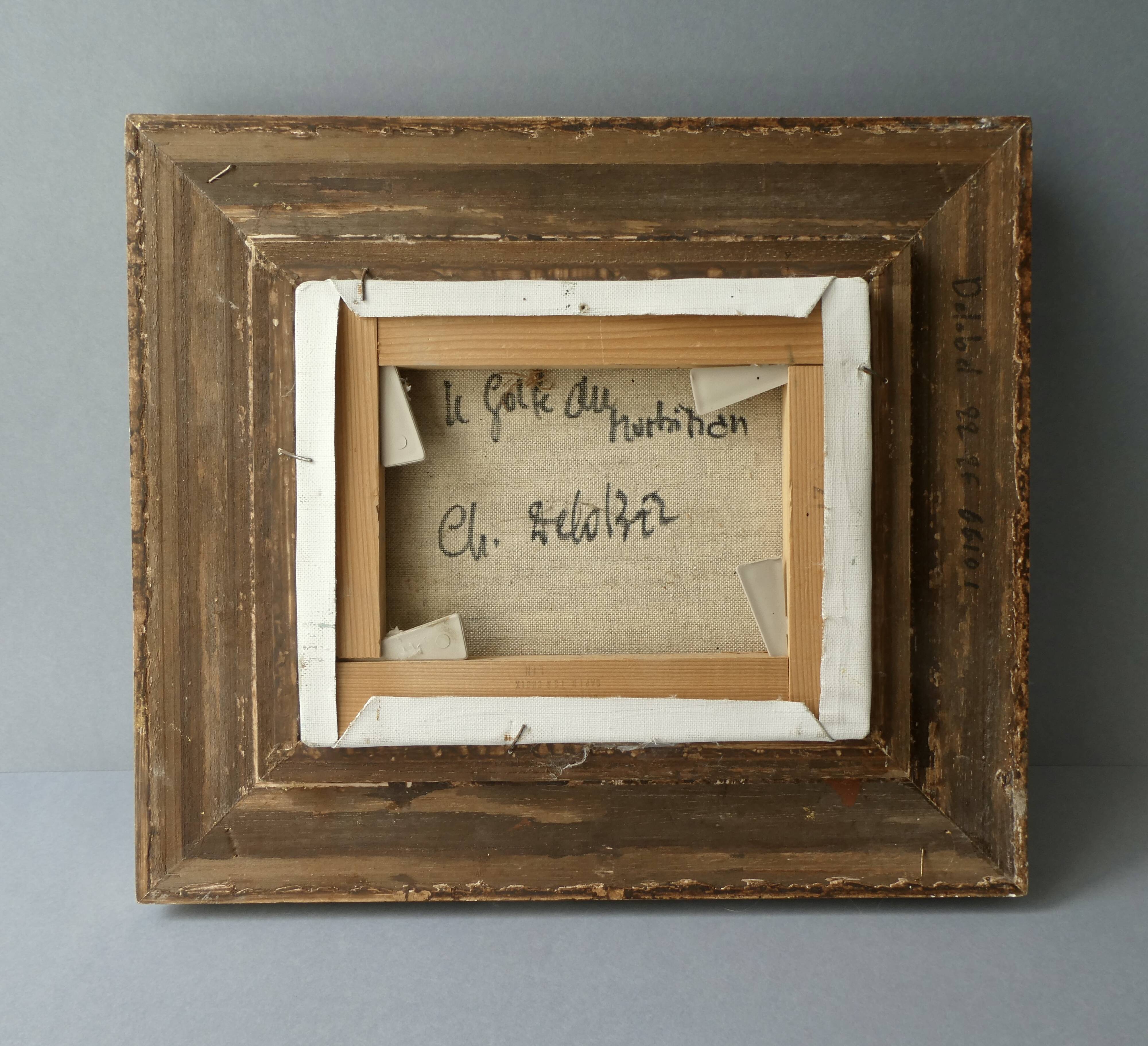 Oil painting on canvas signed Christian Delobel, Gulf of Morbihan