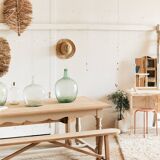 Transparent demijohn