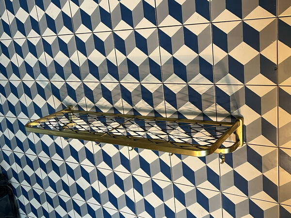 Portemanteau façon porte-bagages de train l=80cm