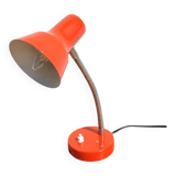 Revised 1970s orange vintage adjustable lamp