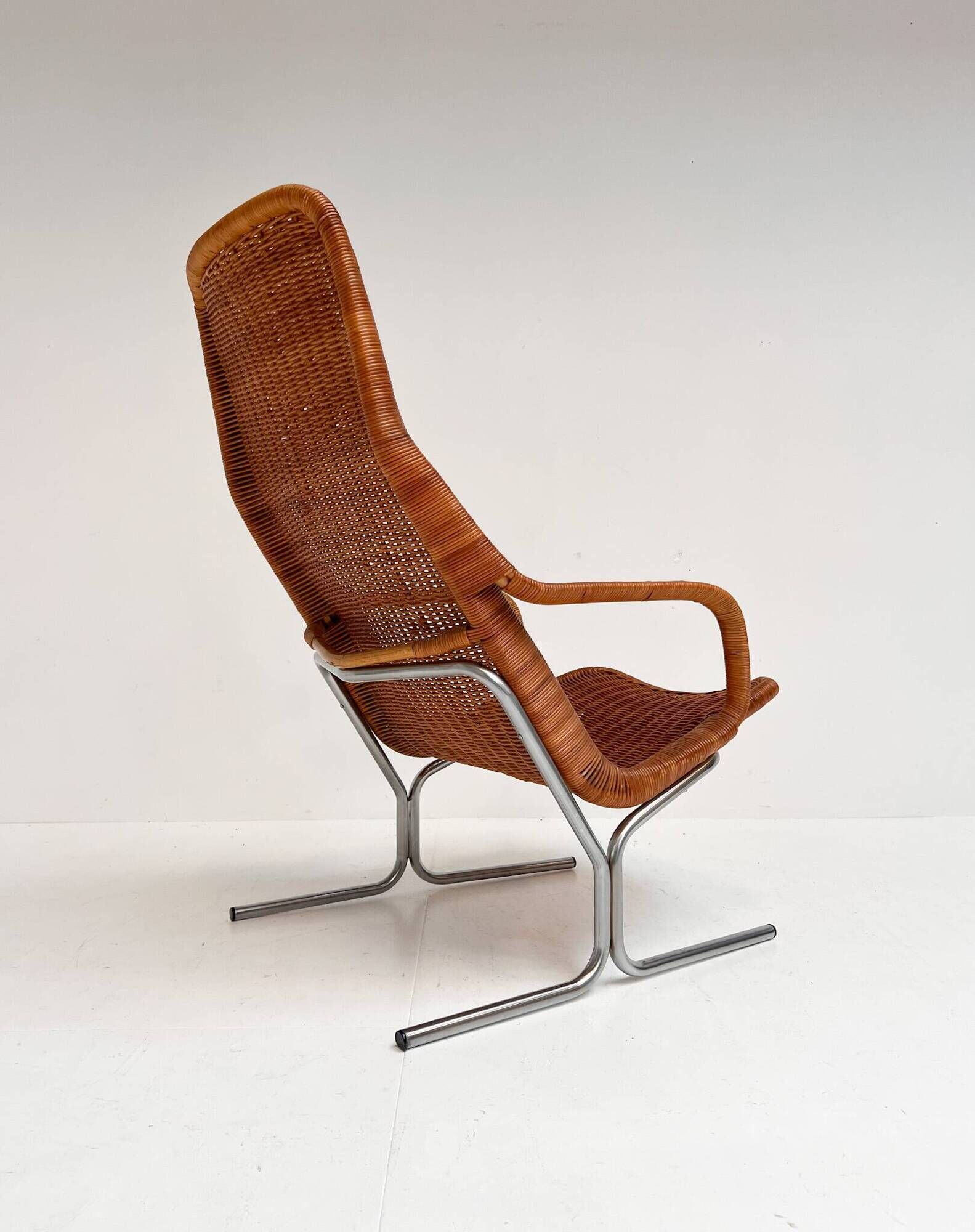 Model 514 rattan armchair by Dirk van Sliedregt, 1970’s