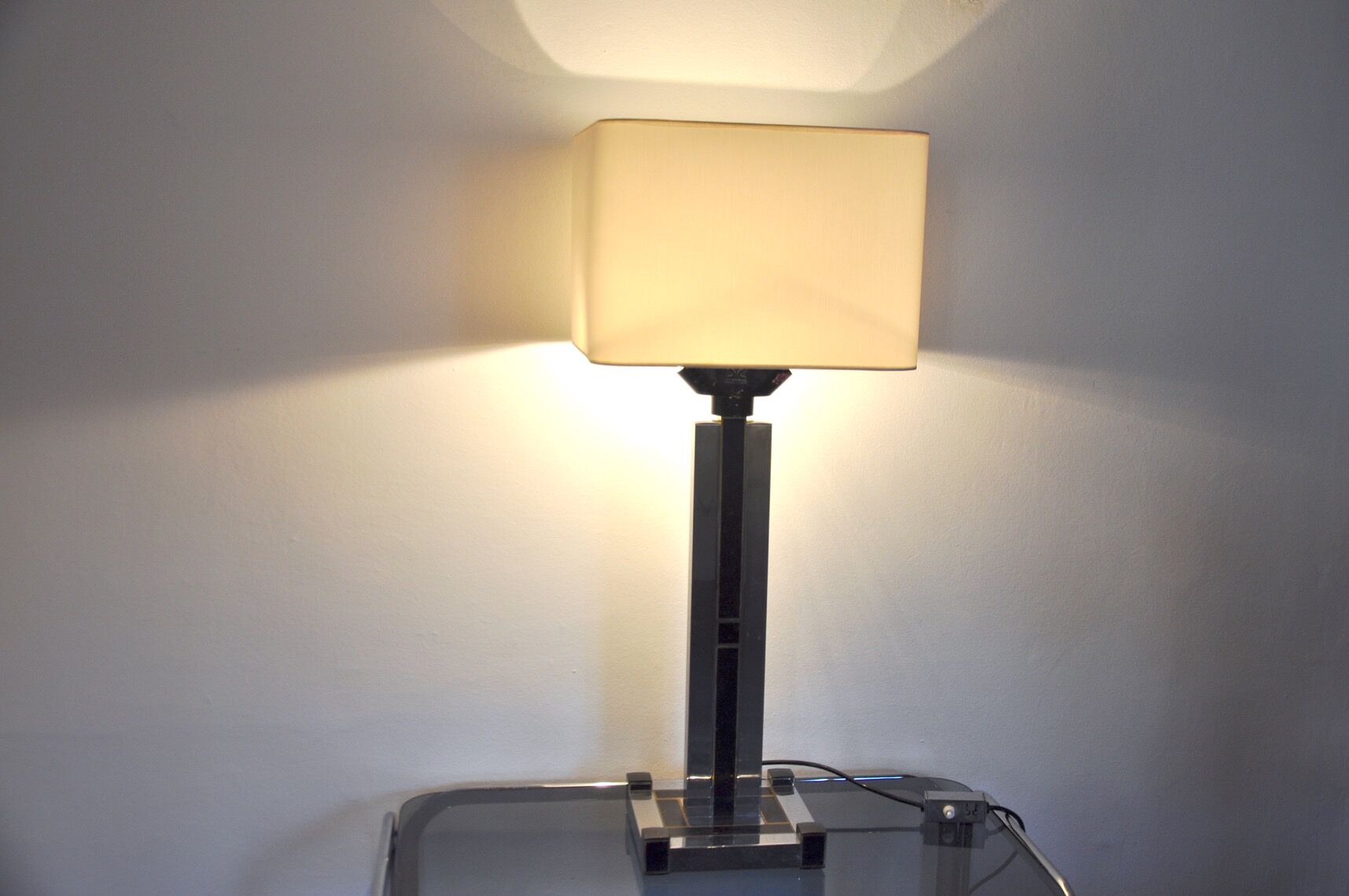 Cubic table lamp by Bd Lumica, Italy, 1980