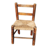 Old Straw Chair for Children