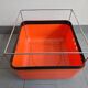 Vintage Orange Document Cube Jean Garçon for Formag 1970s Space Age