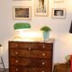Commode Art Deco en loupe de noyer