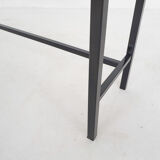 Mid-century teak and metal side table, The Netherlands 1960's