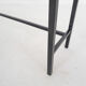 Mid-century teak and metal side table, The Netherlands 1960's