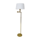 Articulated floor lamp light vintage brass gold Deknudt