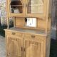 Two-body oak sideboard from the 1940s; stripped