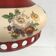 Red ceramic pendant lamp
