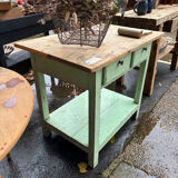 Meuble d’atelier vert