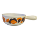 Caquelon en fonte émaillée motif 70's Le Creuset