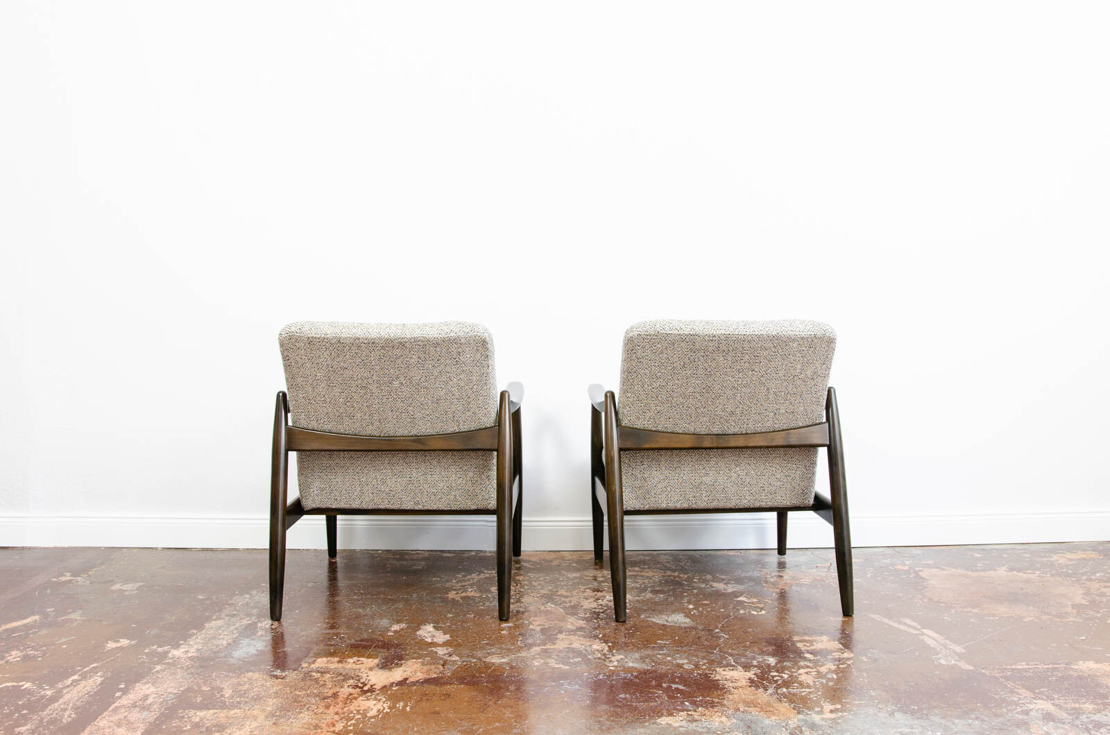 Pair of GFM-64 armchairs by Edmund Homa 1960's